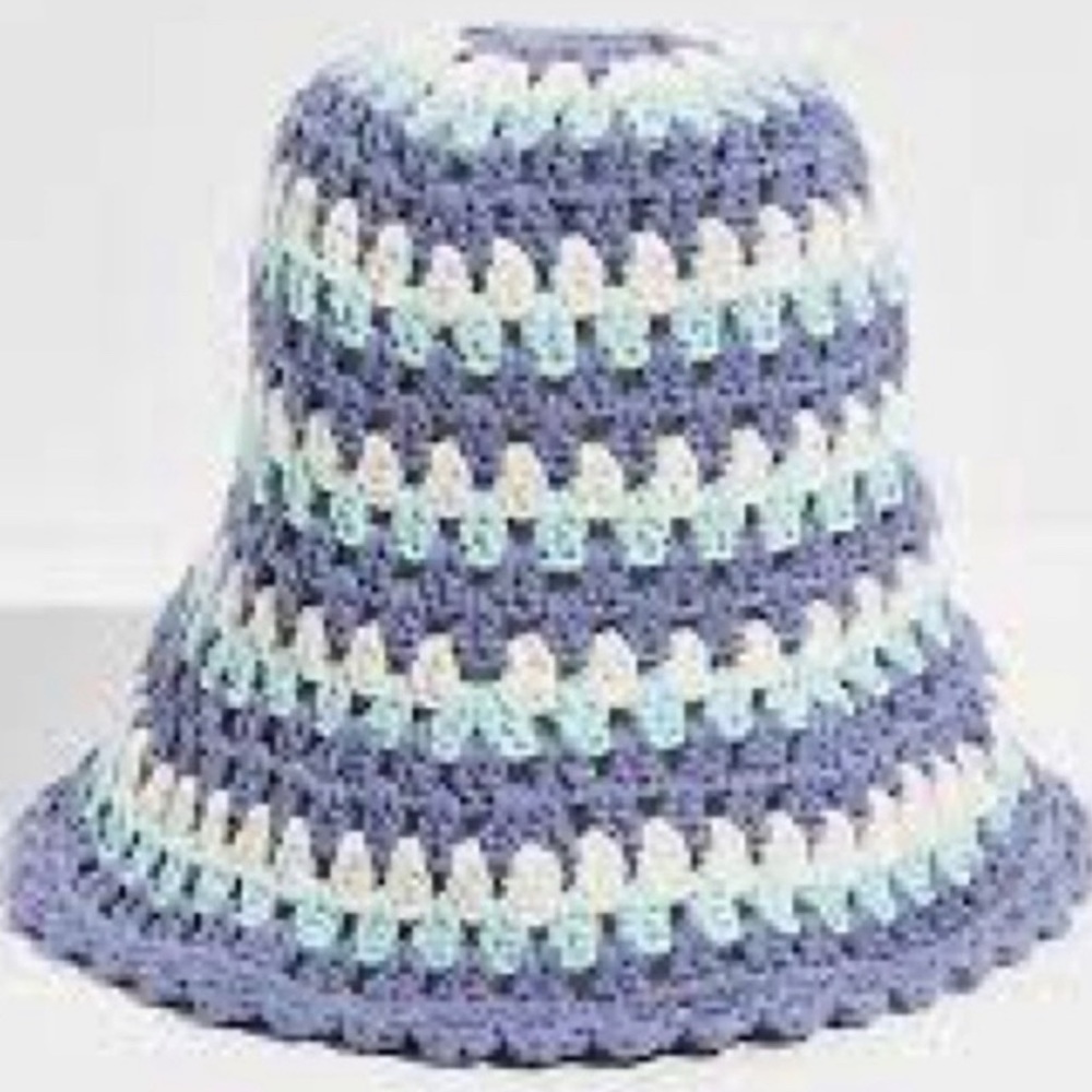 Free People Pixie Crocheted Knit Bucket Hat New View 2